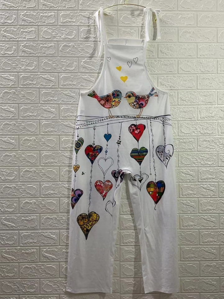 Ladies' artistic print jumpsuit Lune London