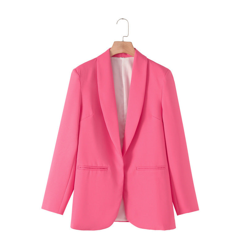 Ladies elegant blazer with unique cut and pockets Lune London