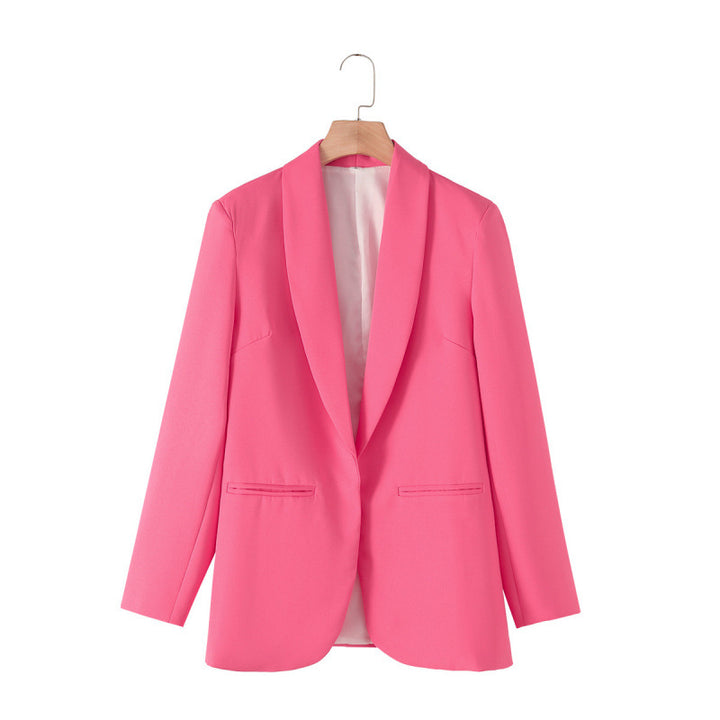 Ladies elegant blazer with unique cut and pockets Lune London