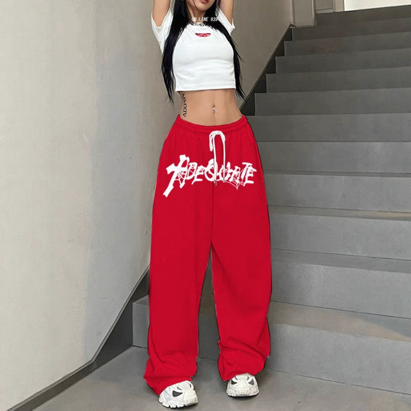 Women’s Casual Leisure Pants with Wide Cut and Stylish Print Chic & Stil