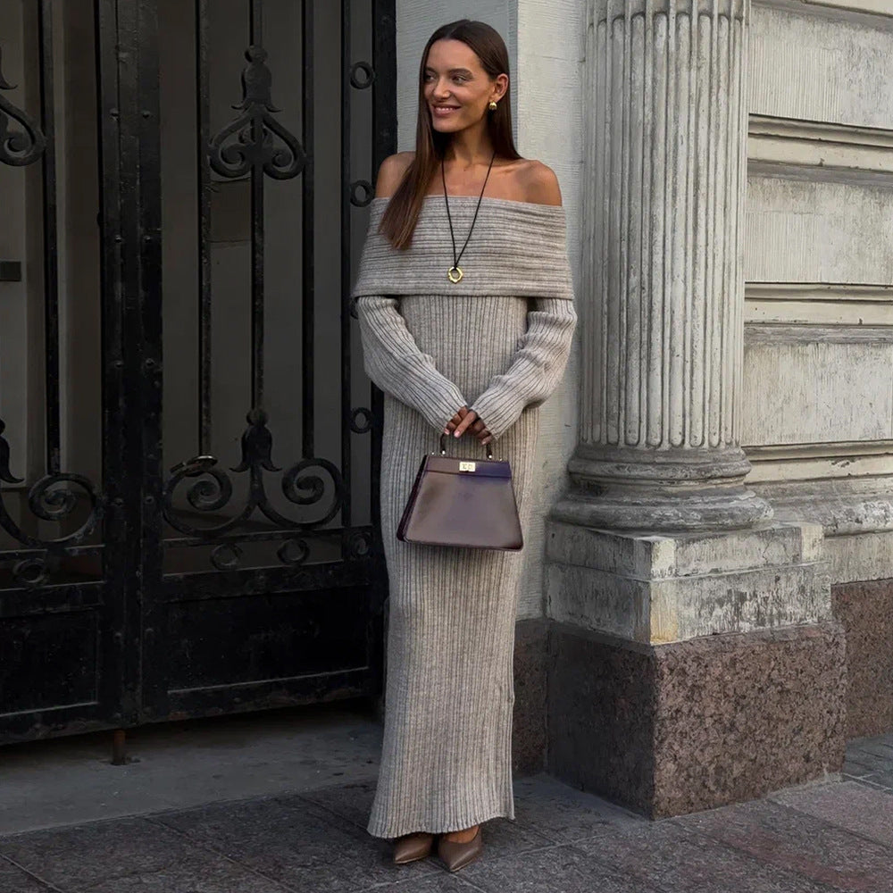 Ladies Longer and Elegant Knitted Sweater Lune London
