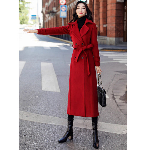 Elegant trench coat for women with double-breasted and loose fit Lune London