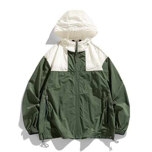 Wind-resistant women's leisure jacket with adjustable hood collar Lune London