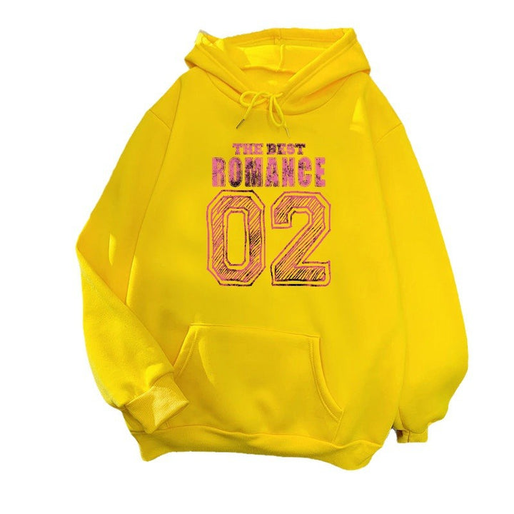 Women's casual hoodie with stylish print Chic & Stil