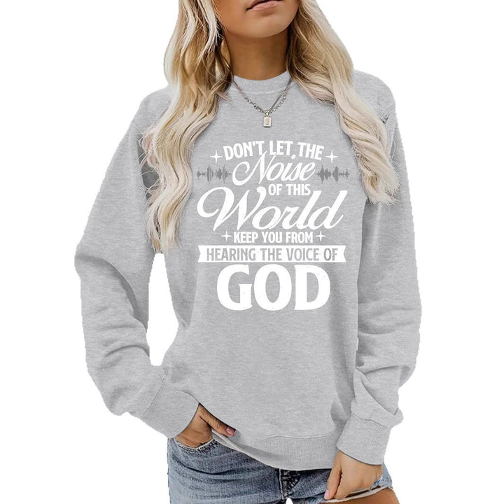 Sweatshirt pour femmes avec imprimé inspirant et coupe confortable Chic & Stil