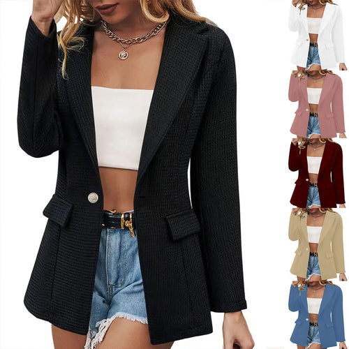 Ladies Elegant Structured Blazer Lune London
