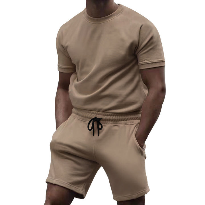 Casual sports set for men with high-quality crew neck and elastic waist Lune London