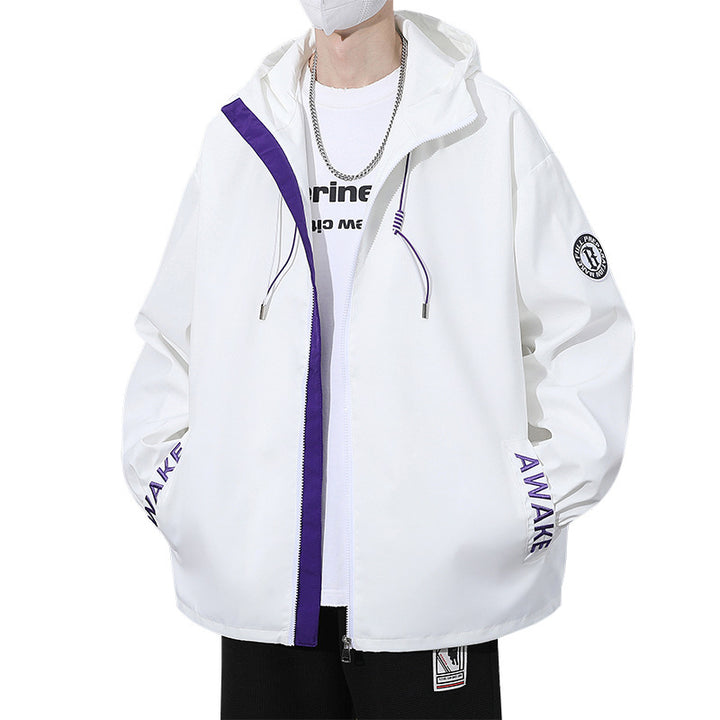 Unisex leisure jacket with waterproof properties and practical pockets Lune London