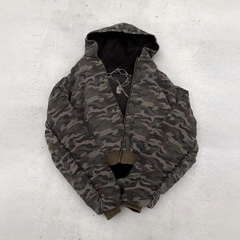 Casual utility jacket for women with hood and quilted details Lune London