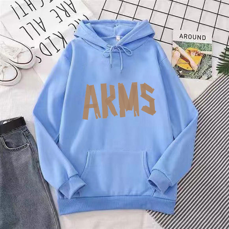 Women's Hoodie with Modern Graphic Print Chic & Stil