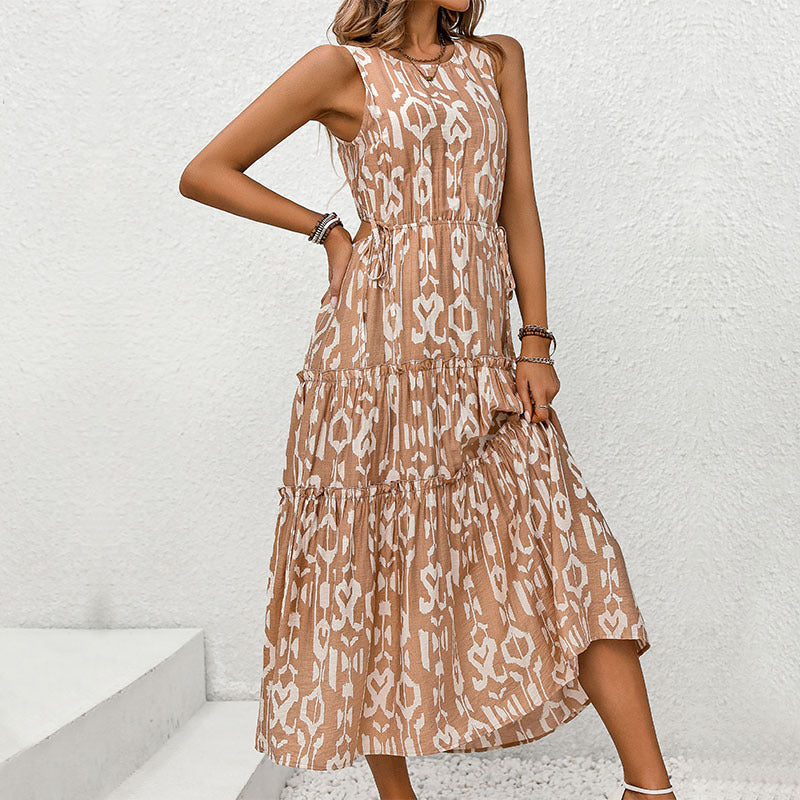 Lune London Women's Ruffle Maxi Dress