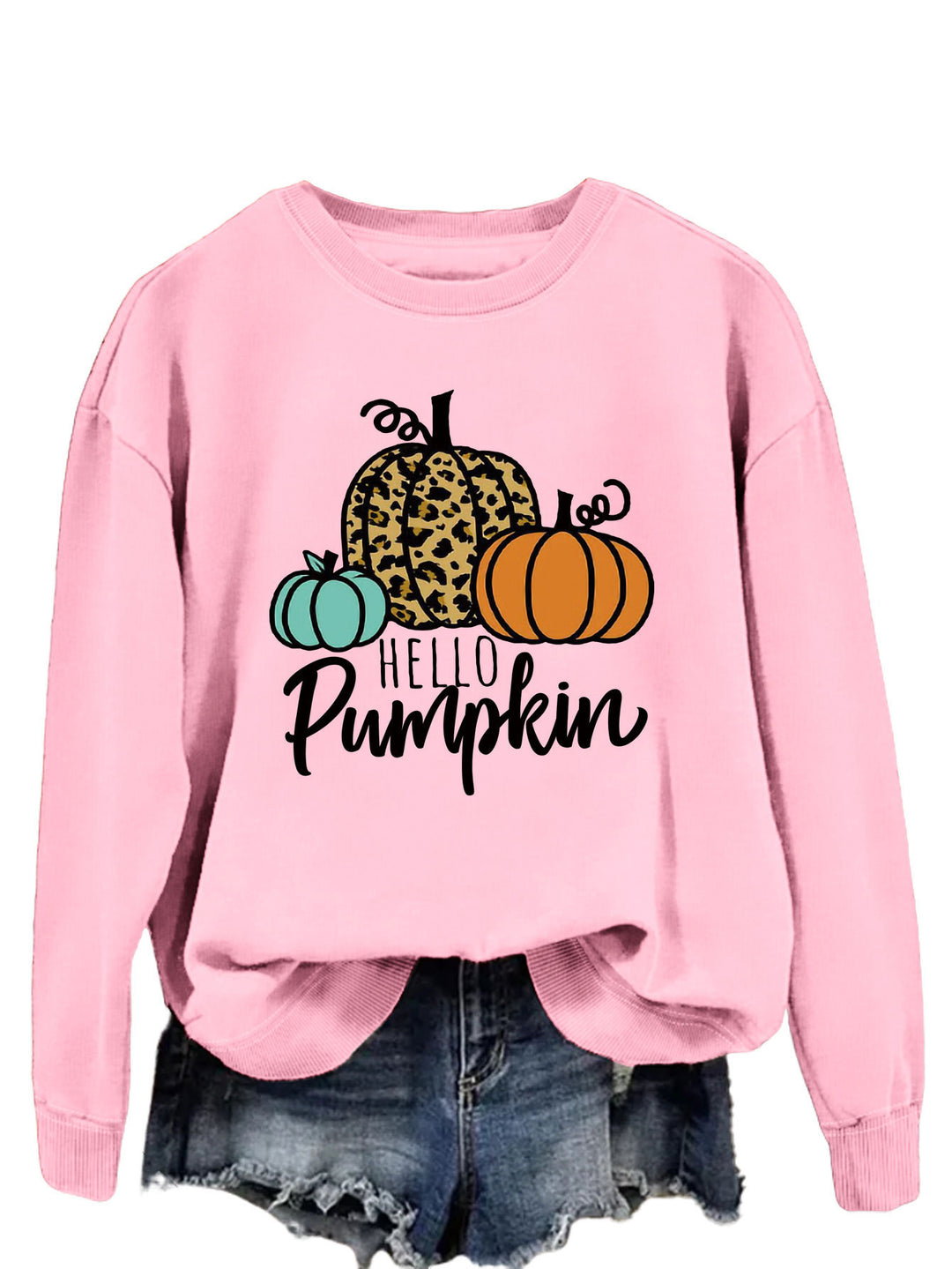 Sweat-shirt pour femme avec motif automnal créatif et coupe décontractée Chic & Stil