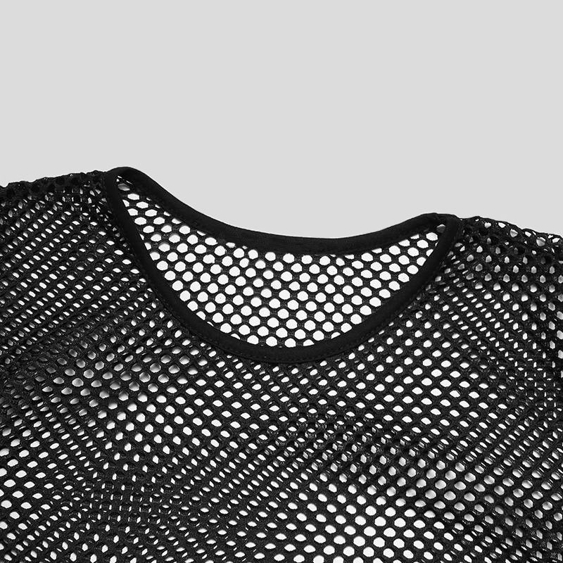 Lune London long sleeve mesh tops for men