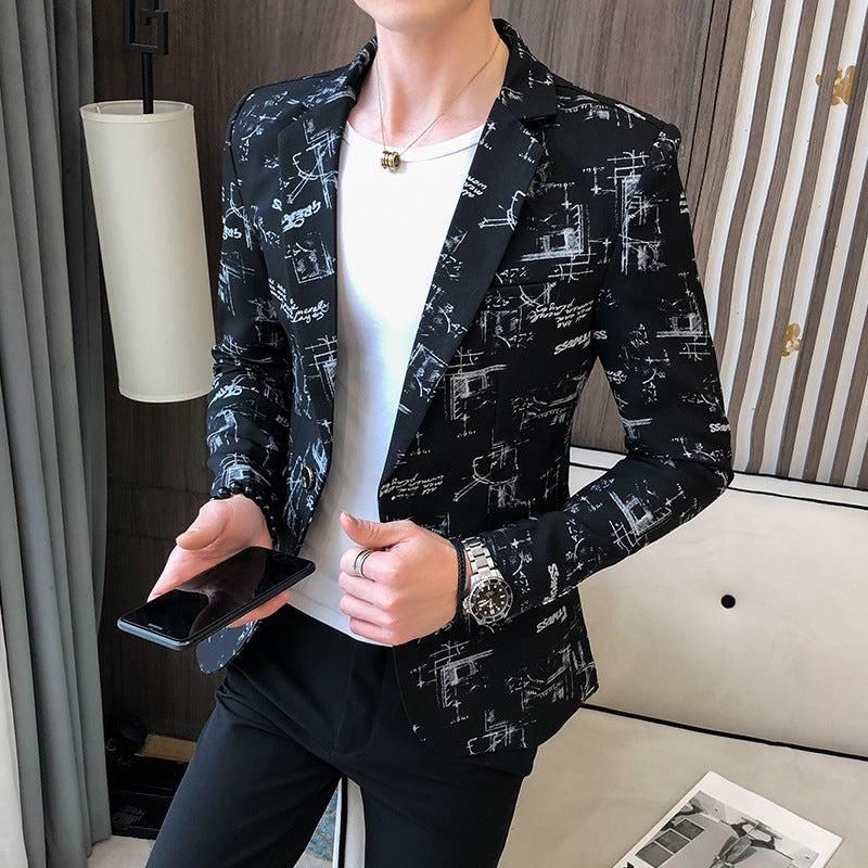 Elegant blazer for men with modern graphic design Lune London