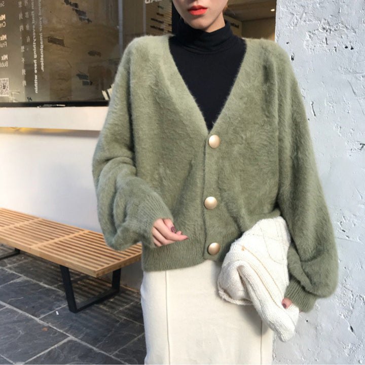 Ladies soft oversized cardigan Lune London