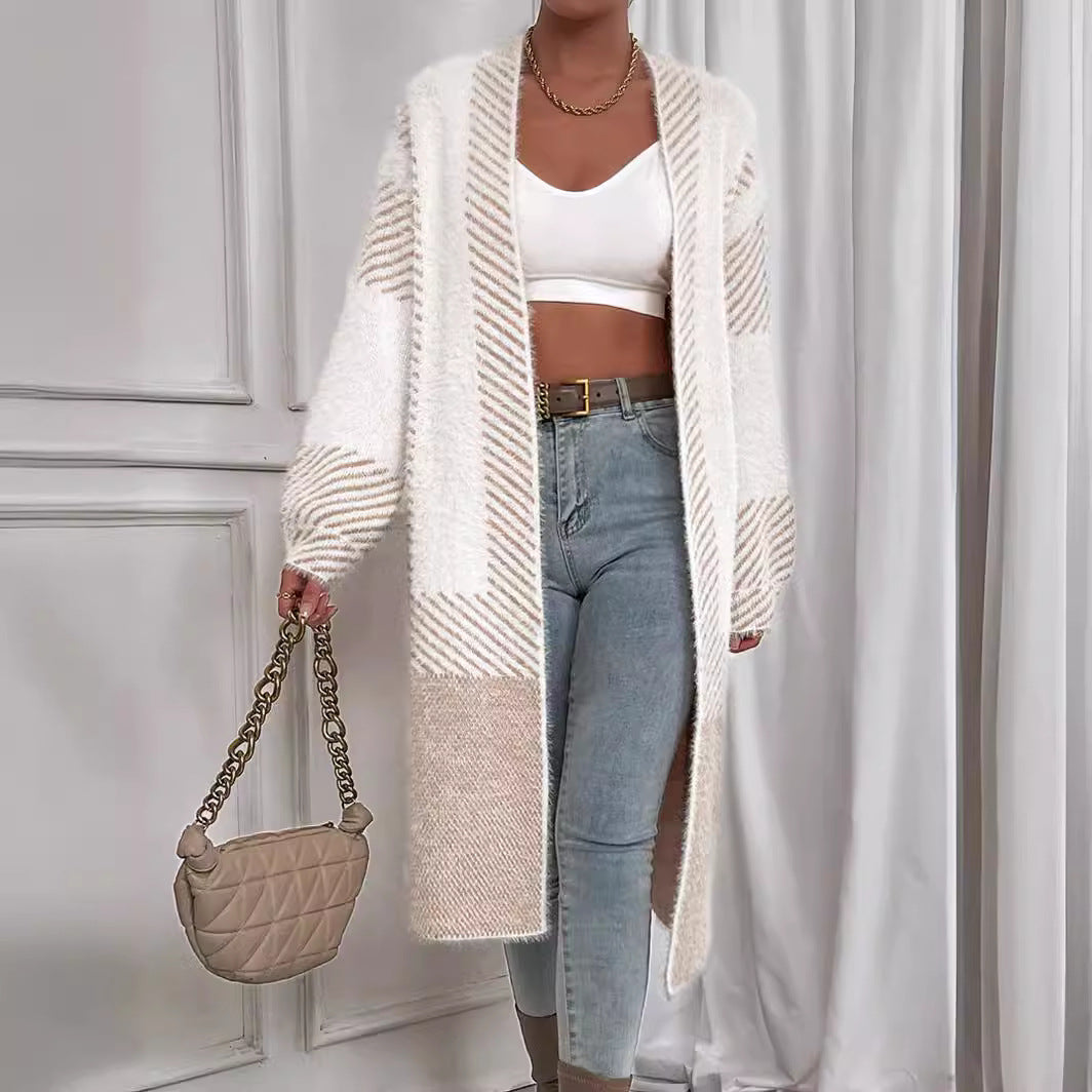 Women's cardigan with geometric pattern Lune London