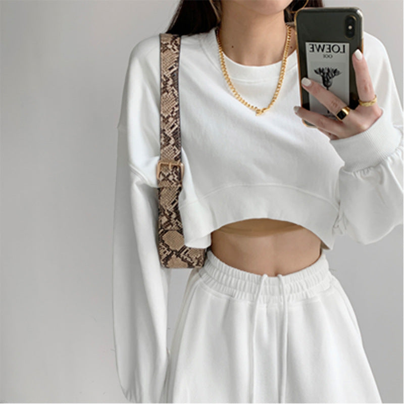 Women's Cropped Sweatshirt Lune London