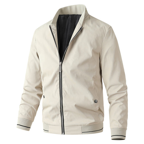 Sporty transitional jacket for men with a stylish high collar Lune London