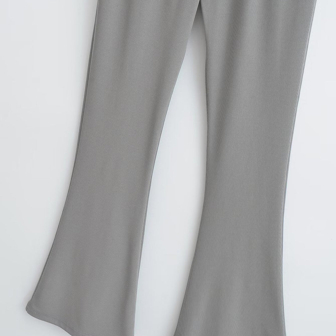 Lune London Women's Palazzo Pants with Stylish Cord