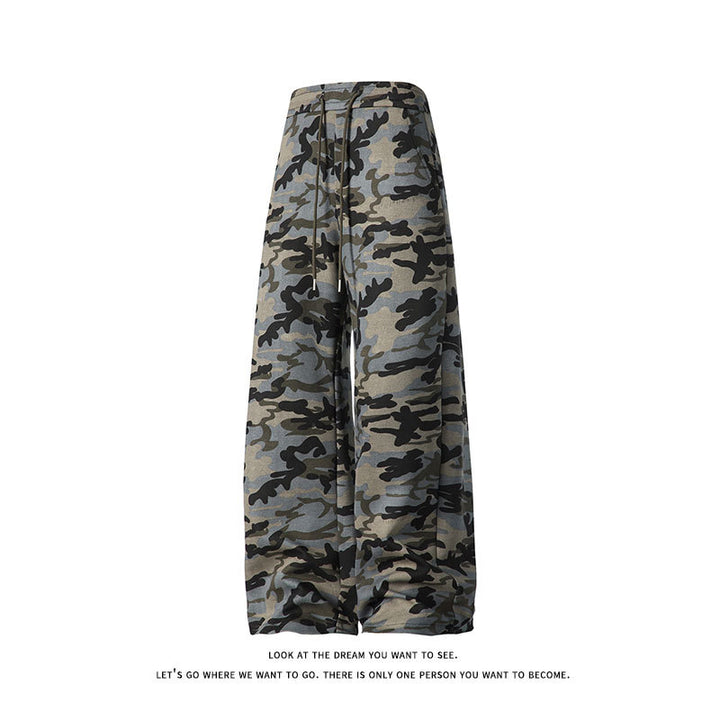 Lune London casual leisure pants for women in camouflage style