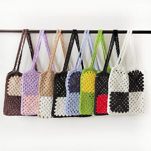 Women Eco-Friendly Crochet Shopping Bag Lune London