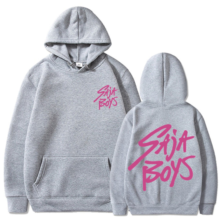 Women's hoodie with distinctive lettering and kangaroo pocket Chic & Stil
