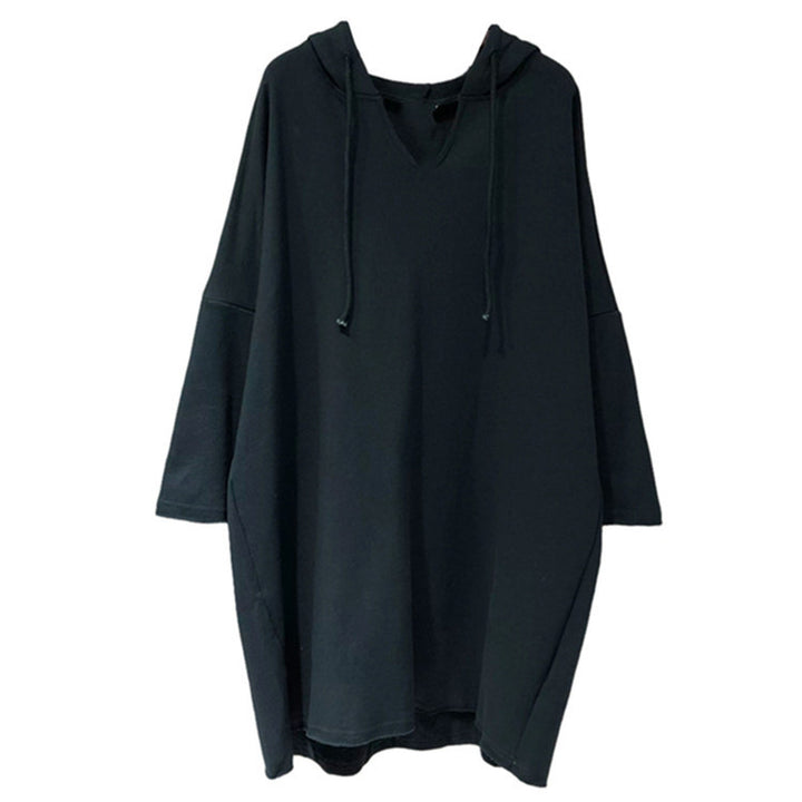 Women's hoodie dress with generous cut and hood Lune London
