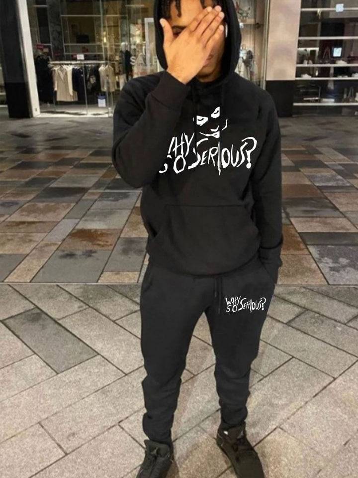 Women's hoodie and jogger pants set with creative graphic design Lune London