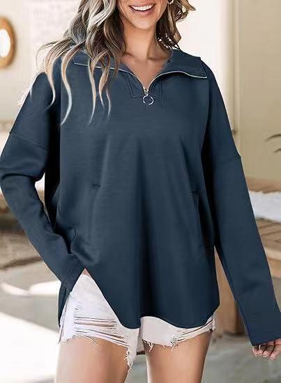 Casual zip-up hoodie for women Lune London