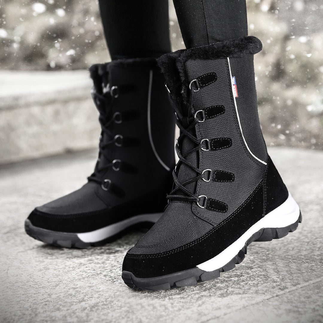 Insulated winter boots for women with slip-resistant sole and soft inner lining Lune London