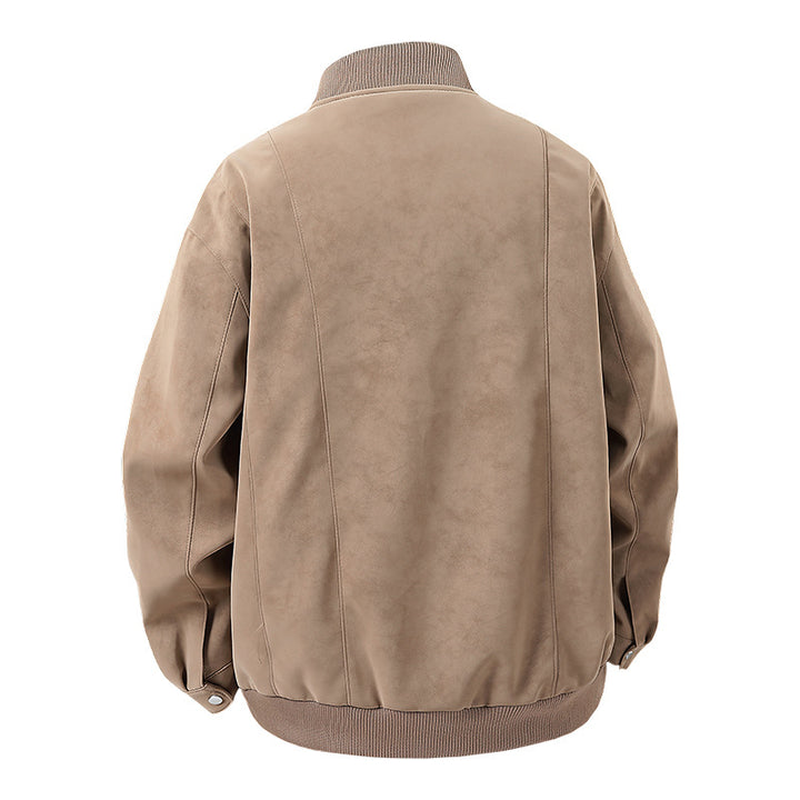 Casual bomber jacket for men in high-quality faux leather Lune London