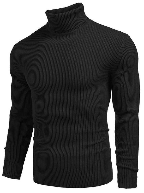 Ladies High-Quality Turtleneck Sweater with Ribbed Structure Lune London
