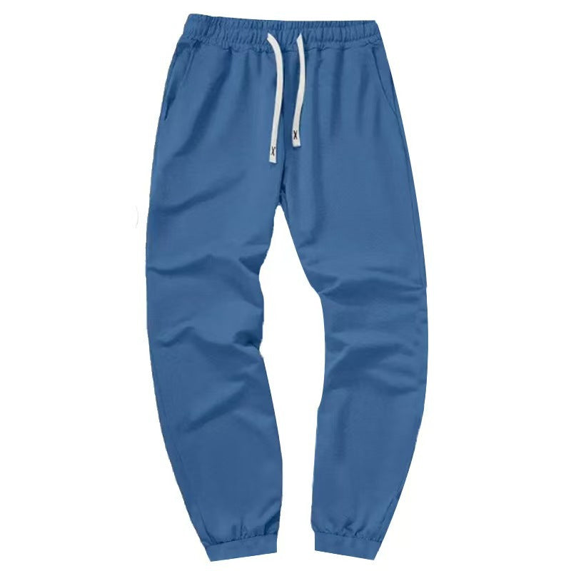 Elastic jogging pants for men with side pockets Lune London