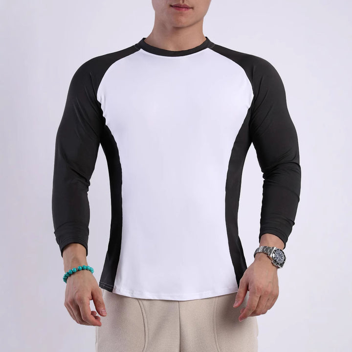 Long sleeve T-shirt for men with breathable inserts and ergonomic cut Lune London