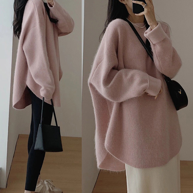 Oversized knit sweater for women with a relaxed fit and voluminous sleeves Lune London