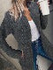Lune London | Knee-Length Coat with a Row of Buttons and Notched Lapel