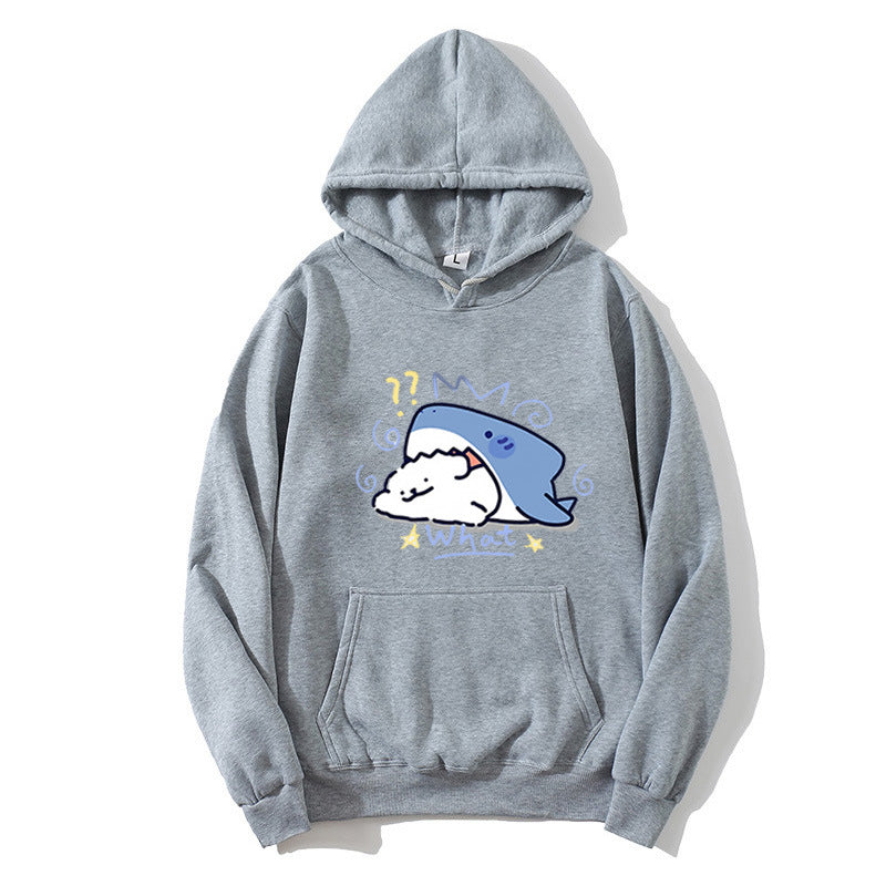 Women's hoodie with playful whale motif Chic & Stil