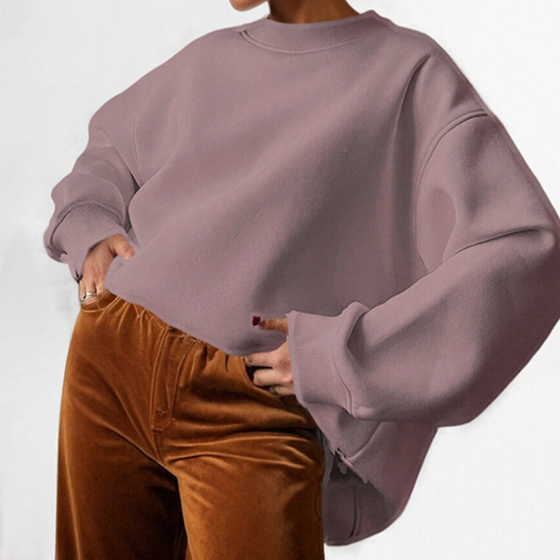 Sweatshirt surdimensionné pour femmes avec une coupe ample et un design décontracté Chic & Stil
