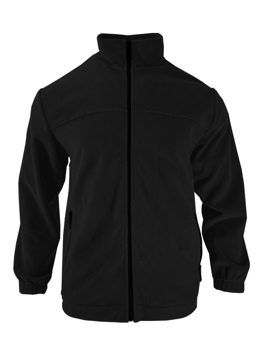Fleece jacket for men with high collar and practical zip pockets Lune London