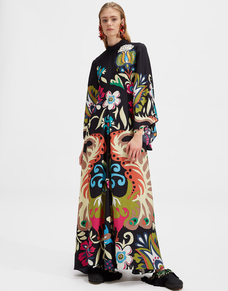 Lune London | Printed Three-Quarter Sleeve Dress