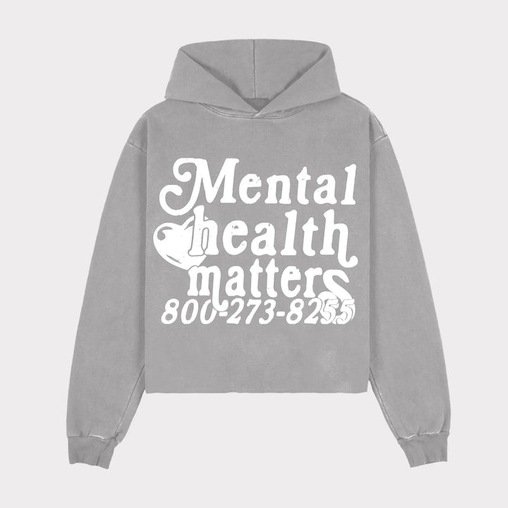 Women's hoodie with statement print Chic & Stil