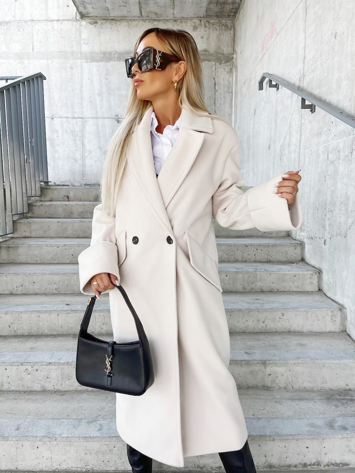 Women Oversized Wool Coat Elegant Lune London