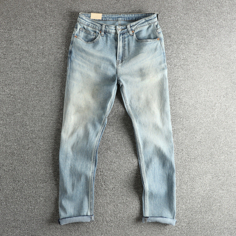 Women's denim pants with a modern slim fit, casual design and high waist Lune London