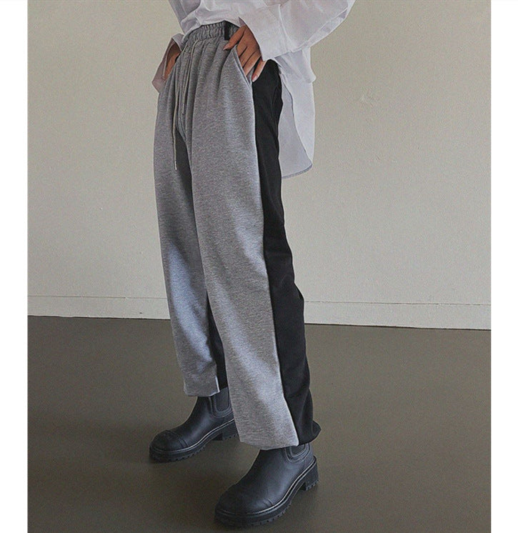 Ladies sporty leisure pants with side color details Chic & Stil