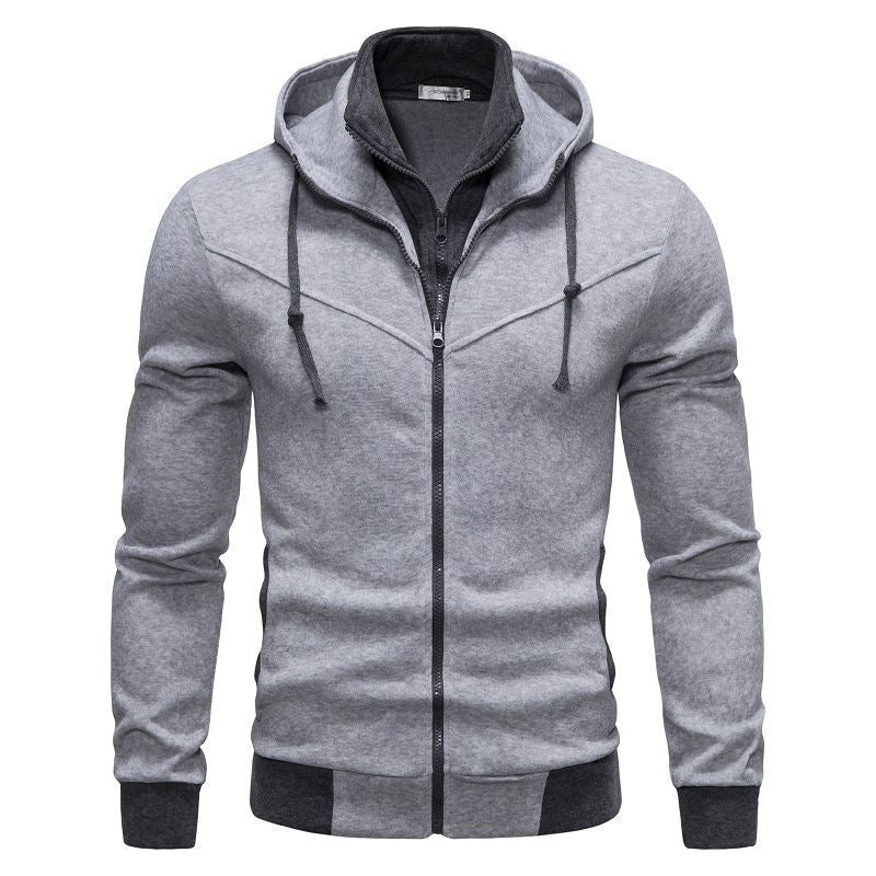 Men's sports hoodie with a modern cut and practical zip pockets Lune London