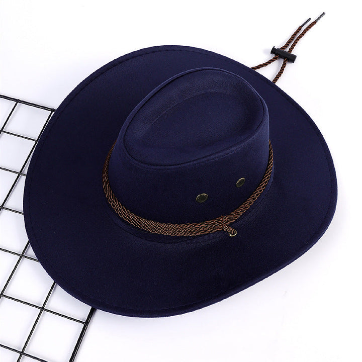 Ladies Outdoor Cowboy Hat Made of Soft Microfiber Suede with Drawstring Lune London