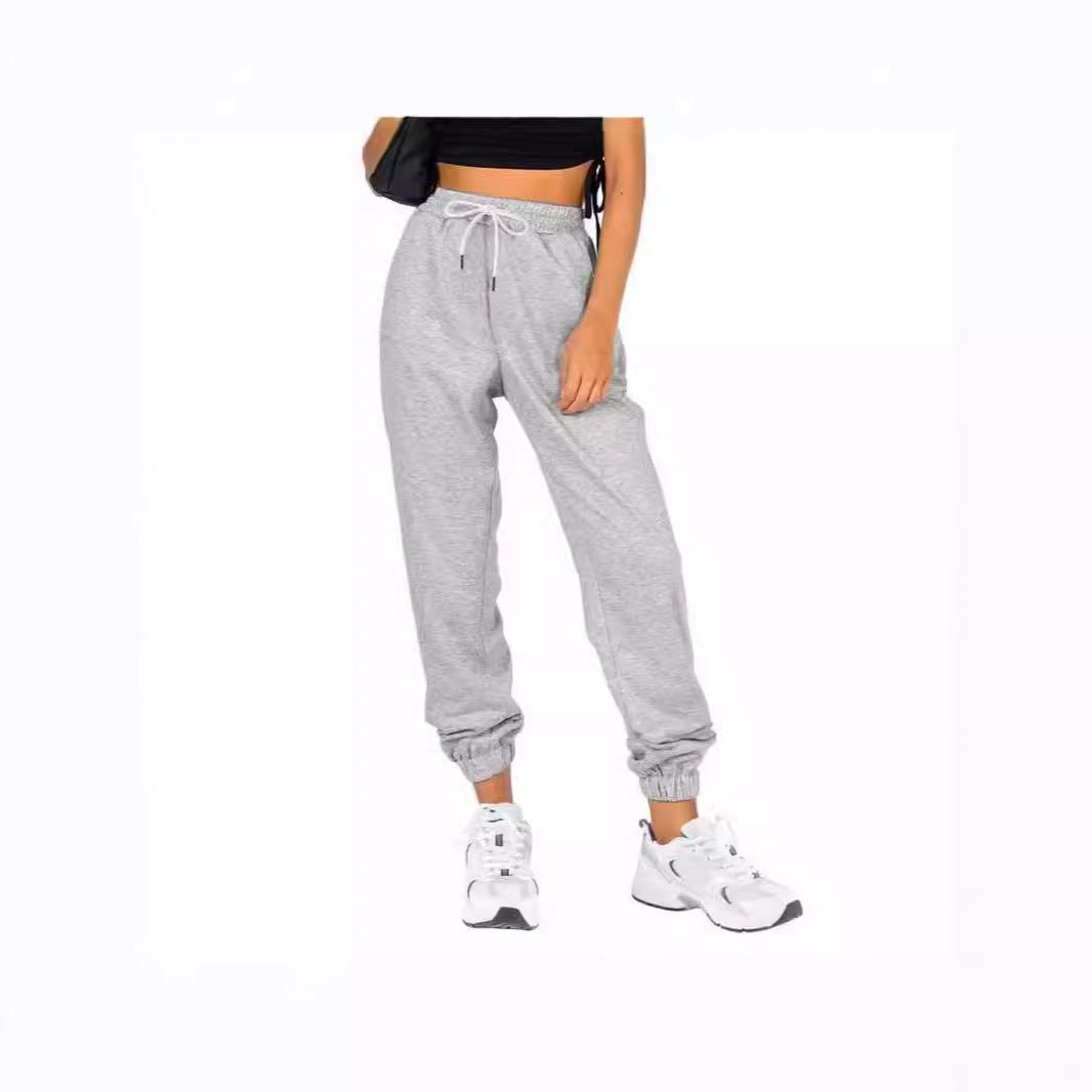 Women's training pants with elastic waist and relaxed fit Lune London