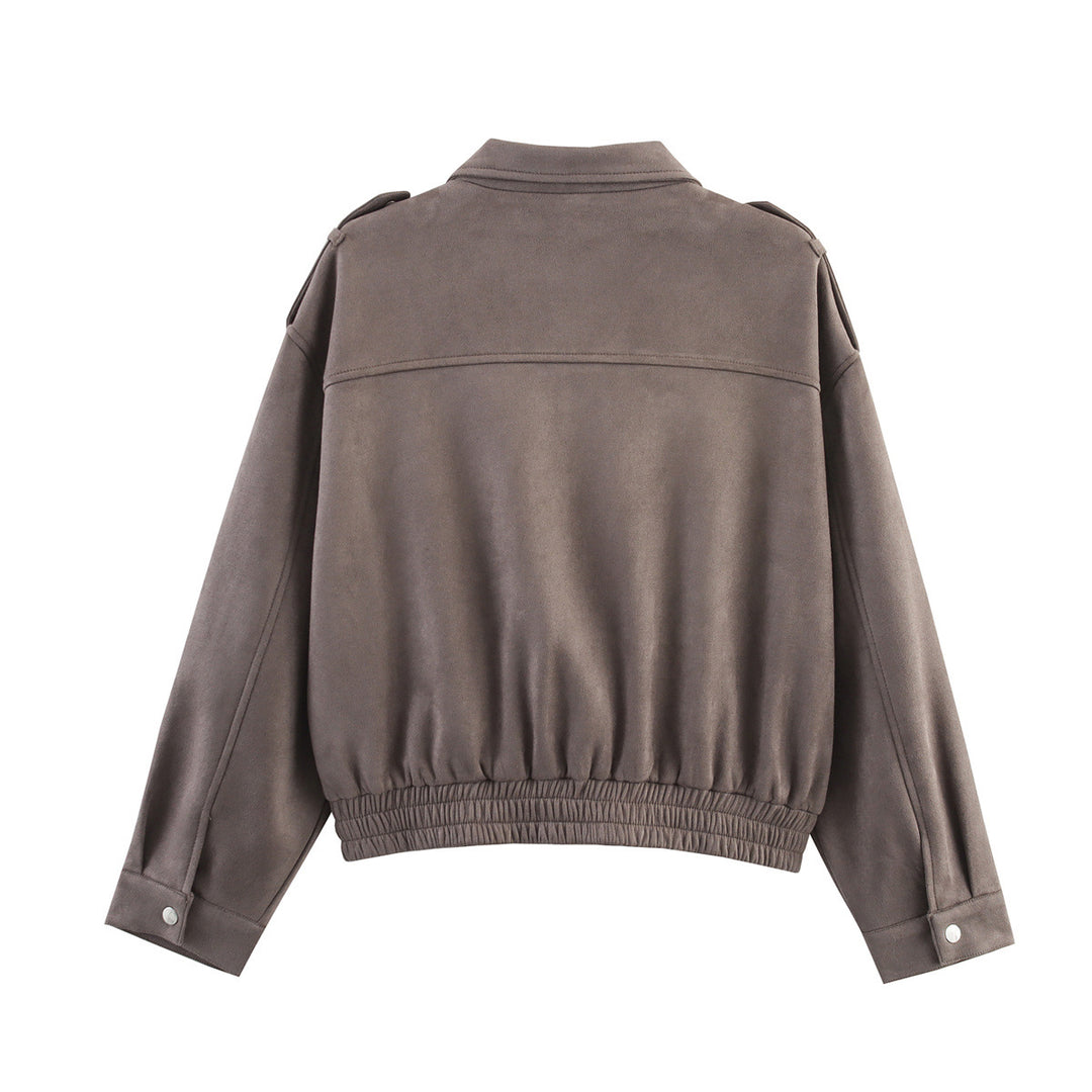 Fashionable women's transitional jacket with casual style and practical pockets Lune London