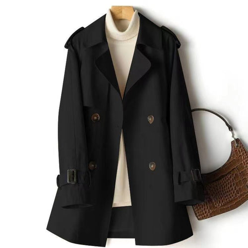 Lune London | Classic Double-Breasted Trench Coat - Versatile Urban Style