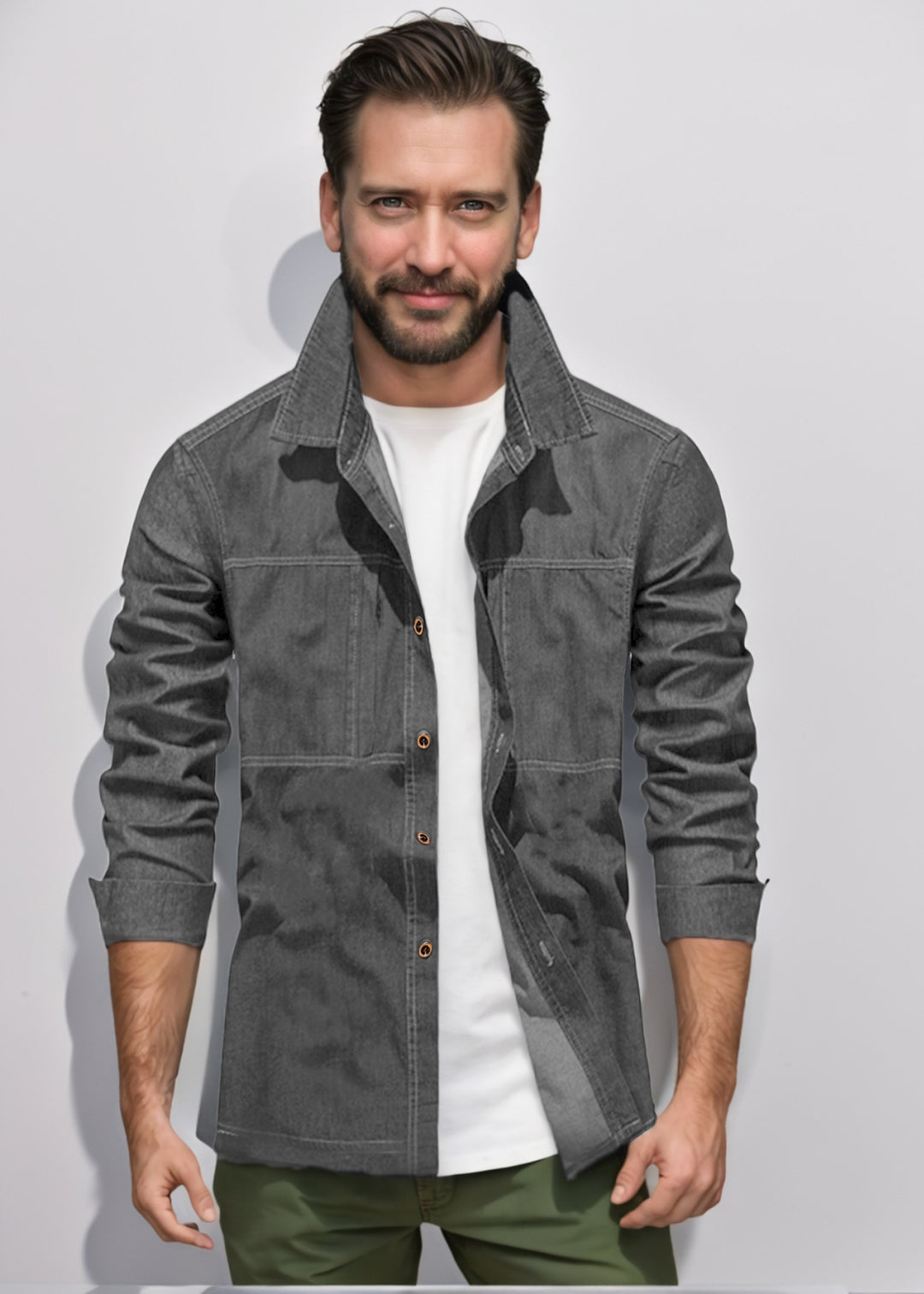 Casual utility jacket for men with practical pockets and stylish cut Lune London